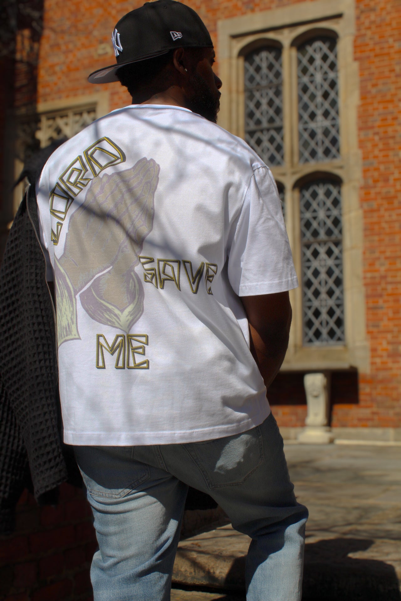 'Lord Save Me' S/S T-Shirt White