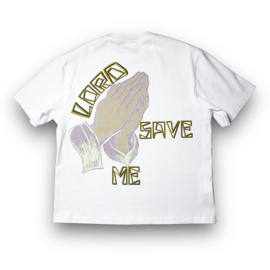'Lord Save Me' S/S T-Shirt White